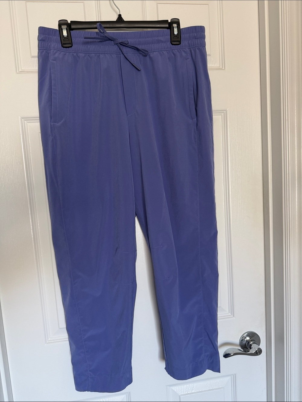 Athleta Cropped Ankle Pants in Periwinkle Blue